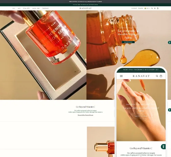 Kanavat Shopify store