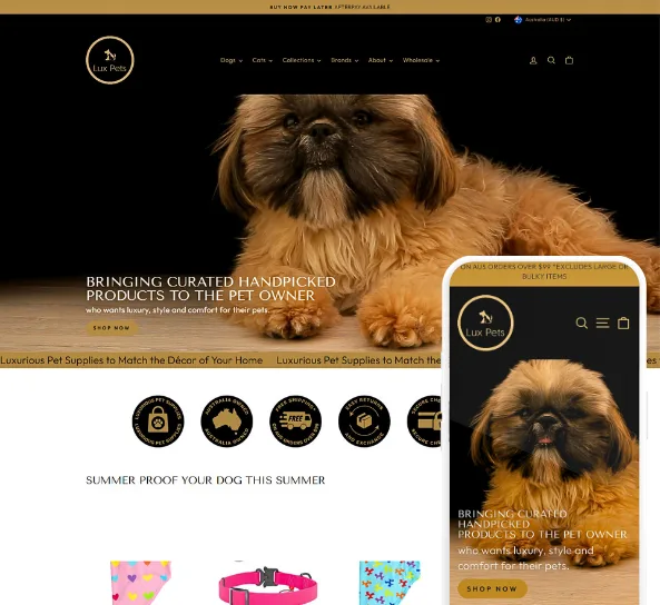 Lux Pet Co pet store